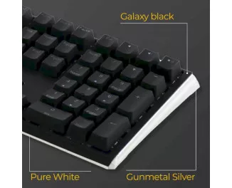 Клавиатура Ducky One 3 Cherry MX Speed Silver RGB UA USB Black (DKON2108ST-PUAPXCLAWSC1)
