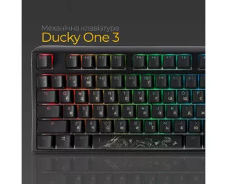 Клавиатура Ducky One 3 Cherry MX Speed Silver RGB UA USB Black (DKON2108ST-PUAPXCLAWSC1)