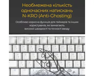 Клавиатура Ducky One 3 SF Cherry MX Brown RGB UA USB White (DKON2167ST-BUAPXPWWWSC1)