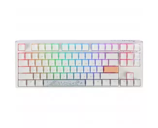 Клавиатура Ducky One 3 TKL Cherry MX Blue RGB UA USB White (DKON2187ST-CUAPXPWWWSC1)