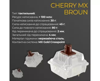 Клавиатура Ducky One 3 TKL Cherry MX Brown UA USB Cream (DKON2187-BUAPXМAEGGC1)