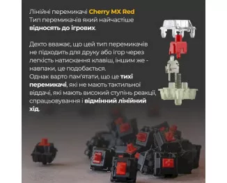 Клавиатура Ducky One 3 TKL Cherry MX Red RGB UA USB Black (DKON2187ST-RUAPXCLAWSC1)