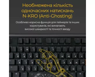 Клавиатура Ducky One 3 TKL Cherry MX Speed Silver RGB UA USB Black (DKON2187ST-PUAPXCLAWSC1)