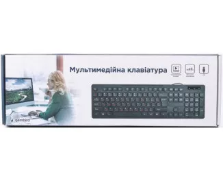 Клавиатура Gembird KB-MCH-04-UA Black USB UKR