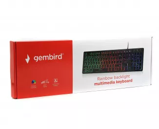 Клавіатура Gembird KB-UML-01-UA Black USB UKR