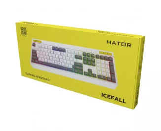Клавиатура Hator Icefall USB White/Grey (HTK405UA)