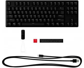 Клавіатура HyperX Alloy Origins Core PBT HX Red (639N7AA)
