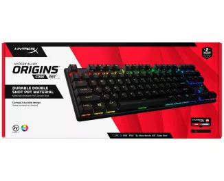 Клавіатура HyperX Alloy Origins Core PBT HX Red (639N7AA)
