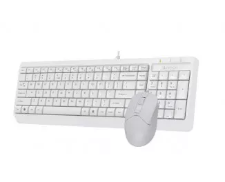 Клавиатура и мышь A4Tech F1512 White USB