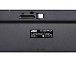 Клавіатура та миша бездротова 2E MK440 WL/BT Black/Grey (2E-MK440WBGR_UA)