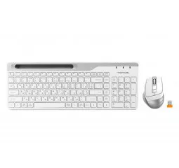 Клавиатура и мышь беспроводная A4Tech FB2535C Icy White USB