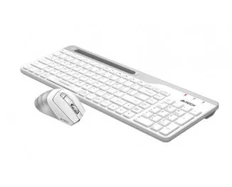 Клавиатура и мышь беспроводная A4Tech FB2535C Icy White USB