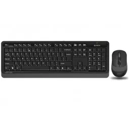 Клавиатура и мышь беспроводная A4Tech FG1010S Black/Grey