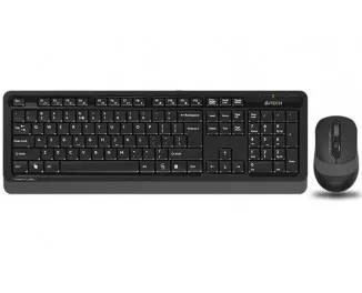 Клавиатура и мышь беспроводная A4Tech FG1010S Black/Grey