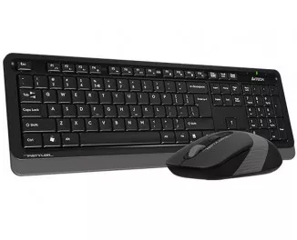 Клавиатура и мышь беспроводная A4Tech FG1010S Black/Grey