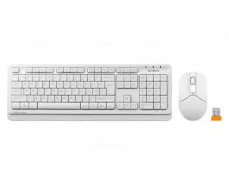 Клавиатура и мышь беспроводная A4Tech FG1012 White USB