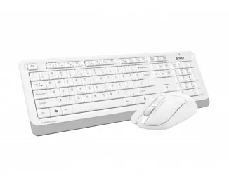 Клавиатура и мышь беспроводная A4Tech FG1012 White USB