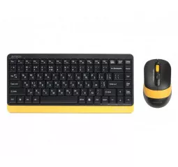Клавиатура и мышь беспроводная A4Tech FG1110 Bumblebee USB
