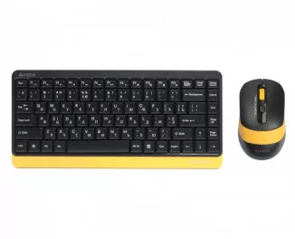 Клавиатура и мышь беспроводная A4Tech FG1110 Bumblebee USB