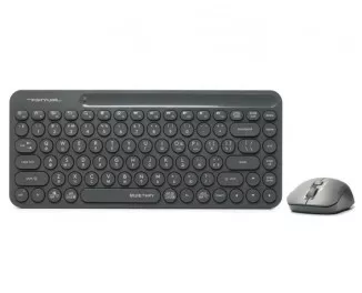 Клавиатура и мышь беспроводная A4Tech Fstyler FG3200 Air Grey