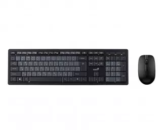 Клавиатура и мышь беспроводная Genius KM-8200 Black (31340003428)