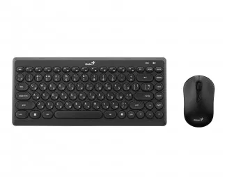 Клавиатура и мышь беспроводная Genius LuxeMate Q-8000 Black (31340013414)