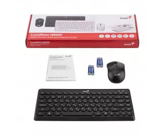 Клавіатура та миша бездротова Genius LuxeMate Q-8000 Black (31340013414)