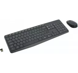 Клавиатура и мышь беспроводная Logitech MK235 Grey USB (920-007931)