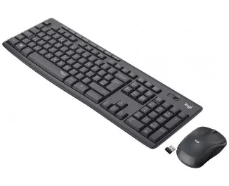 Клавиатура и мышь беспроводная Logitech MK295 Silent Combo Black USB (920-009800)