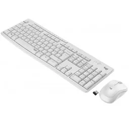 Клавиатура и мышь беспроводная Logitech MK295 Silent Combo White USB (920-009824)