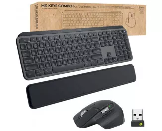 Клавиатура и мышь беспроводная Logitech MX Keys for Business Gen 2 Graphite (920-010933)