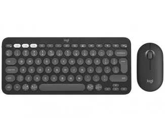 Клавиатура и мышь беспроводная Logitech Pebble 2 Combo for Mac Graphite (920-012244)