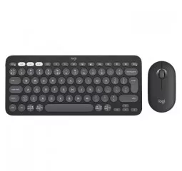 Клавиатура и мышь беспроводная Logitech Pebble 2 Combo Graphite Wireless (920-012239)