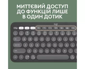 Клавиатура и мышь беспроводная Logitech Pebble 2 Combo Graphite Wireless (920-012239)