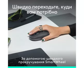 Клавіатура та миша бездротова Logitech Pop Icon Combo Graphite (920-013156)