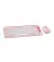 Клавіатура та миша бездротова Logitech Pop Icon Combo Rose (920-013142)