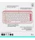 Клавіатура та миша бездротова Logitech Pop Icon Combo Rose (920-013142)