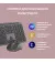 Клавиатура и мышь беспроводная Logitech Signature Slim Combo MK950 Graphite (920-012490)