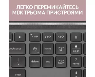 Клавиатура и мышь беспроводная Logitech Signature Slim Combo MK950 Graphite (920-012490)