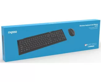Клавіатура та миша бездротова Rapoo 8210M Wireless Black
