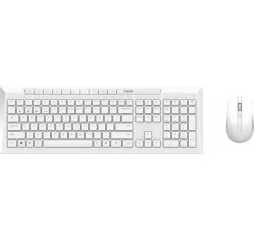 Клавиатура и мышь беспроводная Rapoo 8210М Wireless White