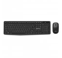 Клавиатура и мышь беспроводная REAL-EL Kit 551W Black (EL123100048)