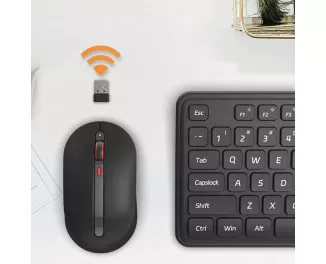 Клавіатура та миша бездротова Xiaomi MiiiW Keyboard and Mouse Combo Gen 3 PB03 Black (MW24PB03)