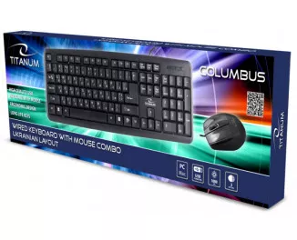Клавиатура и мышь Esperanza TK110 Black USB