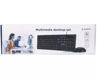 Клавіатура та миша Gembird KBS-UM-03-UA Black USB