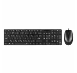 Клавиатура и мышь Genius C-126 SlimStar USB Black (31330007407)