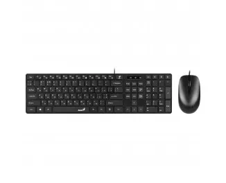 Клавиатура и мышь Genius C-126 SlimStar USB Black (31330007407)