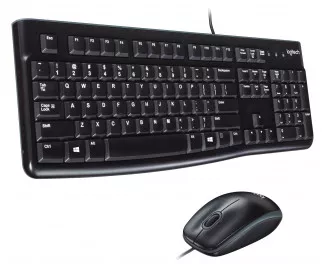 Клавиатура и мышь Logitech MK120 USB UA Black (920-002563)