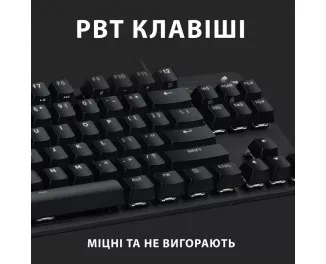 Клавиатура Logitech G413 TKL SE Mechanical Tactile Switch USB UA Black (920-010446)
