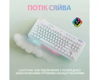Клавиатура Logitech G713 Aurora Gaming GX Red USB UA Off-White (920-010678)